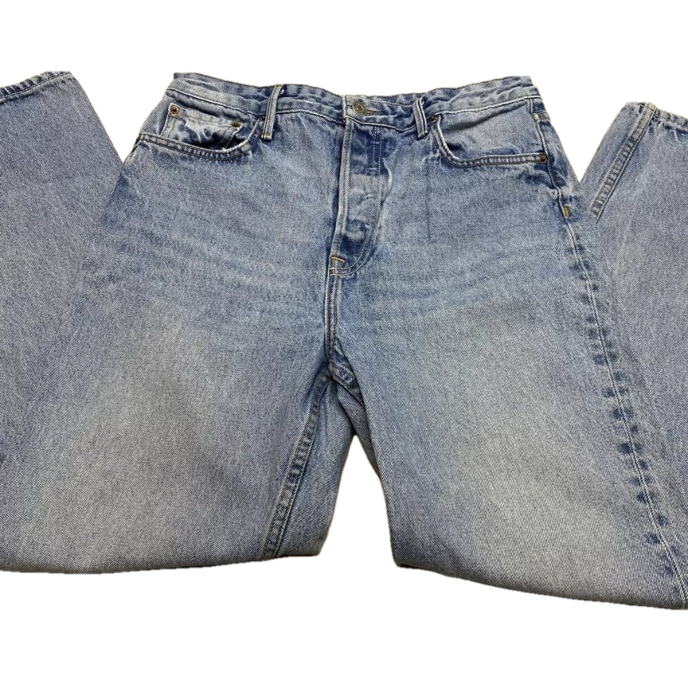 GRLFRND Light Blue Straight Leg Jeans
